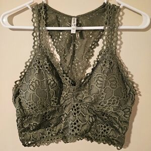 Olive/Green Bralette NWOT